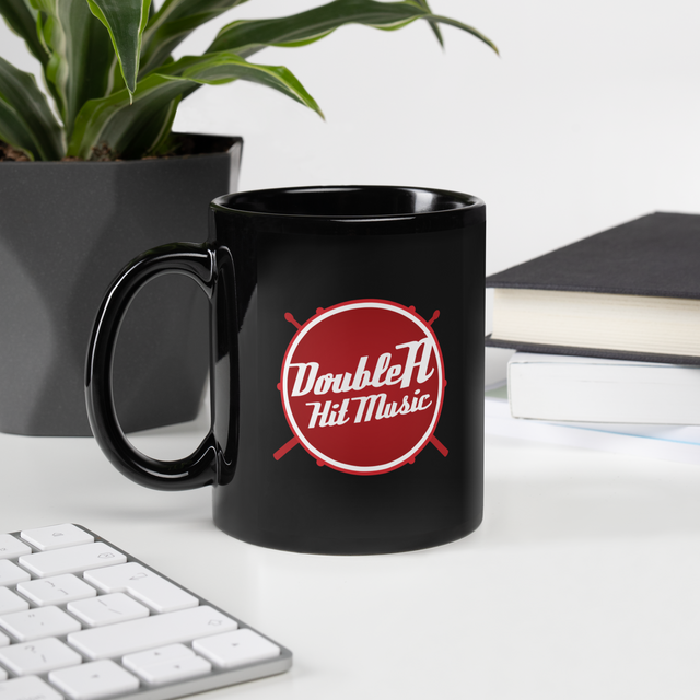 Black Glossy Logo Mug